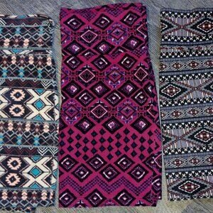 Three Bodycon Mini Skirts Sz Lg Charlotte Russe